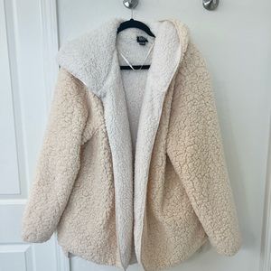 NWOT Cream BDG Coat - M/L